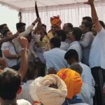 लांबिया टोल पर भाजपा नेता राजेंद्र राठौड़ का भव्य स्वागत