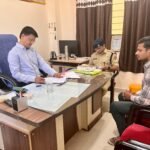 अतिरिक्त जिला कलक्टर केकड़ी श्री चंद्रशेखर भण्डारी ने पुलिस थाना बोराड़ा का किया निरीक्षण।