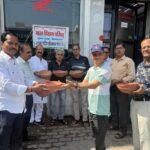 भीषण गर्मी में पक्षियों के लिए पहल :भारत विकास परिषद द्वारा 100 परिंडों का निशुल्क वितरण
