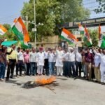 नीट पेपर लीक और महिला आरक्षण लागू करने की मांग को लेकर बर में कांग्रेस का जोरदार प्रदर्शन, महिला कांग्रेस जिला अध्यक्ष इशिका जैन रहीं अग्रणी