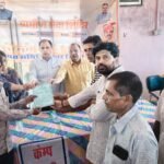 ग्राम पंचायत मैहरूकला मुख्यालय पर सोमवार को हुआ ग्रामीण सेवा शिविर का आयोजन